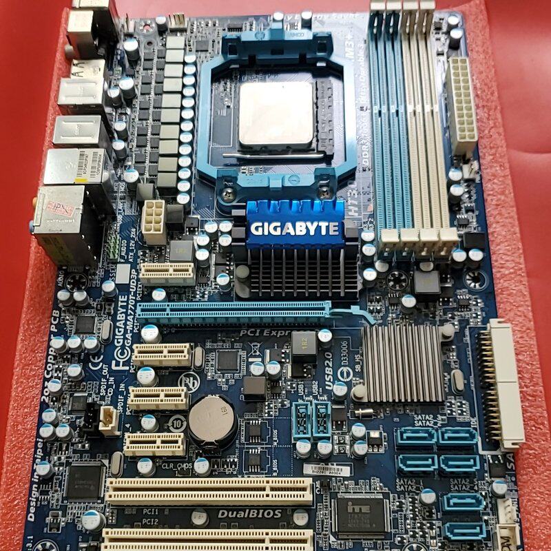 议价技嘉主板GA-MA770T-UD3P独立显卡大板AM3/AM