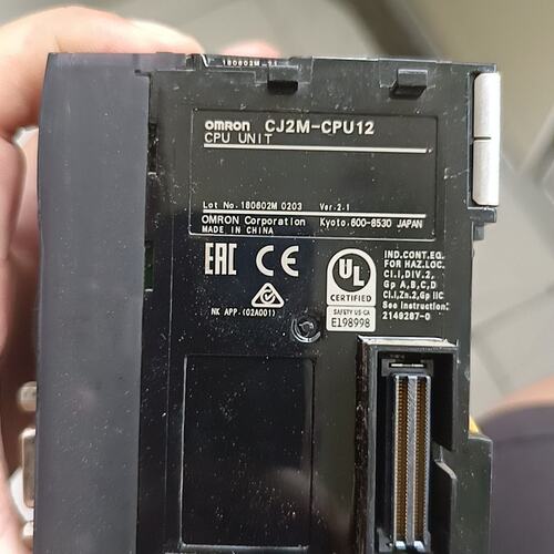 议价CJ2M-CPU12PLC，实图