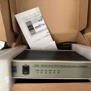 议价三旺E232RS-232转E1协议转换器串口到E1环回2