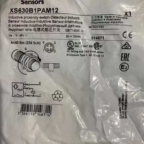 PNP输，检测距离15mm，供电12-48V，常开型，，，参数见铭牌 适