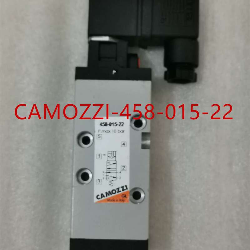 议价意大利康茂盛CAMOZZI-458 015-22二位五通2分接口流体电磁阀