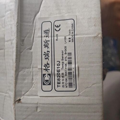 议价格瑞斯通TE820E10J温度传感器，NTC10K，R25=