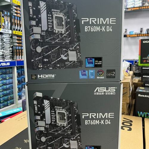 议价华硕B760M-K D4未拆封