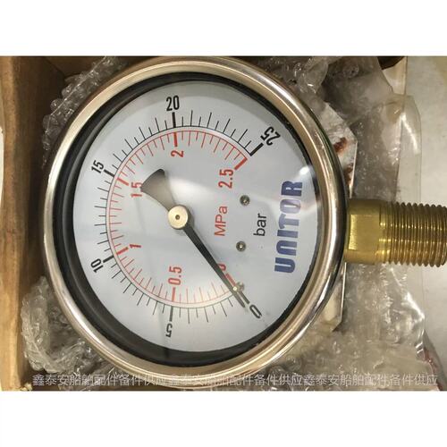 PRESS GAU 0-25BAR/2.5MPA DIA 100mm 720144 UTOR