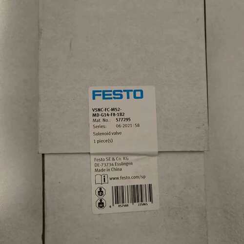 议价 FESTO 电磁阀 VSNC-FC-M52-MD-G14-F8-1B2 577295
