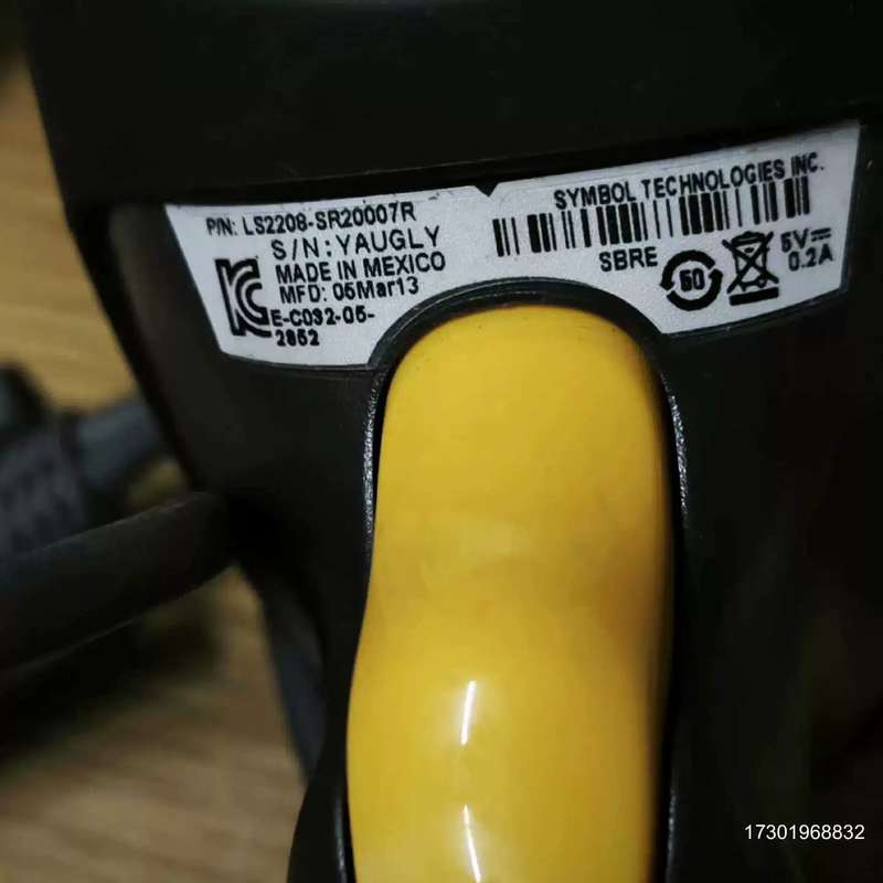 议价Symbol讯宝2208条码扫瞄器阅读器2208-S 可维修!