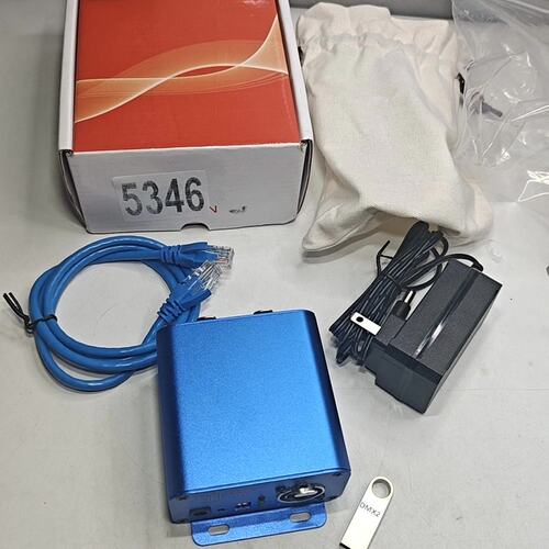 议价老虎MA2控台DMX512输入转art-net盒子控制麦爵士