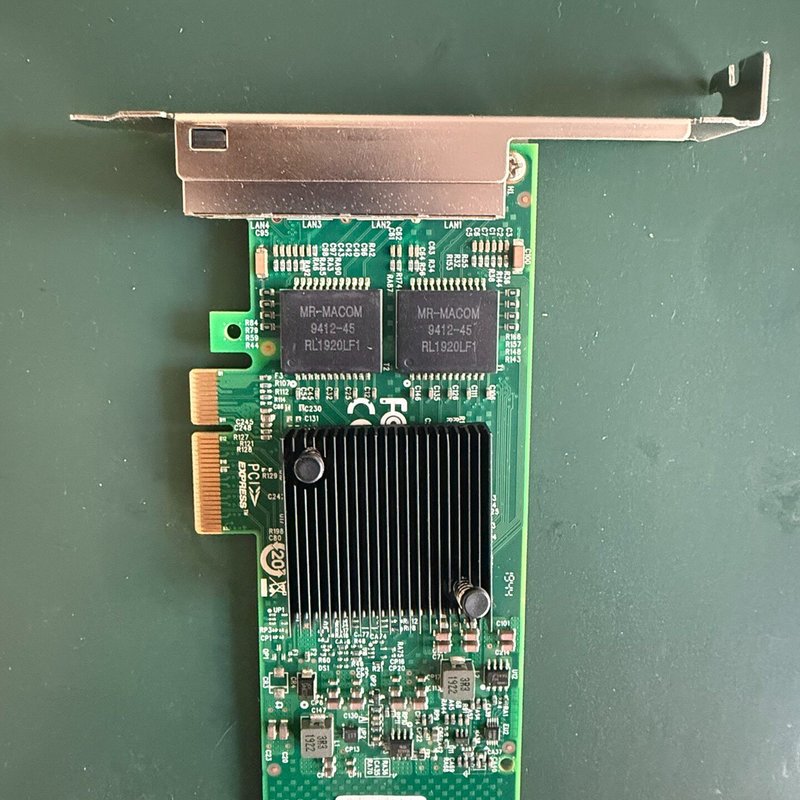 议价Intel英特尔I350-T4千兆四口pcie网卡