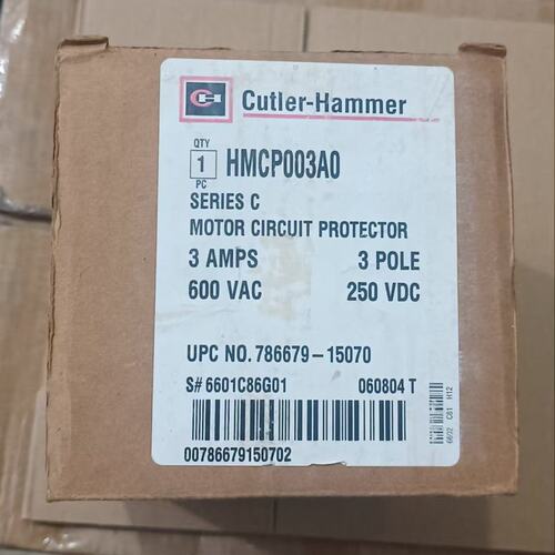 议价Cutler-Hammer 断路器HMCP003A0，库