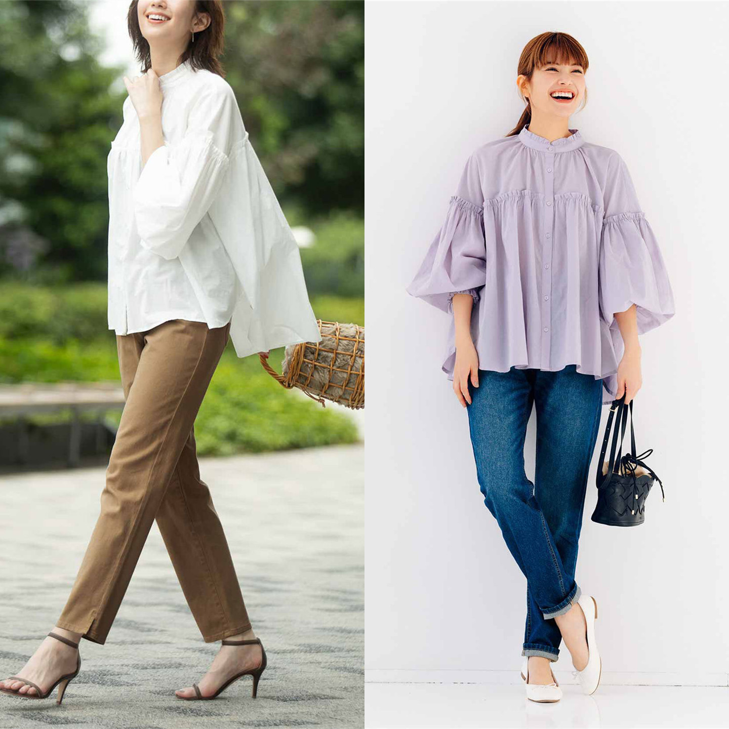 纯棉宽松轻奢花边薄款长袖衬衫