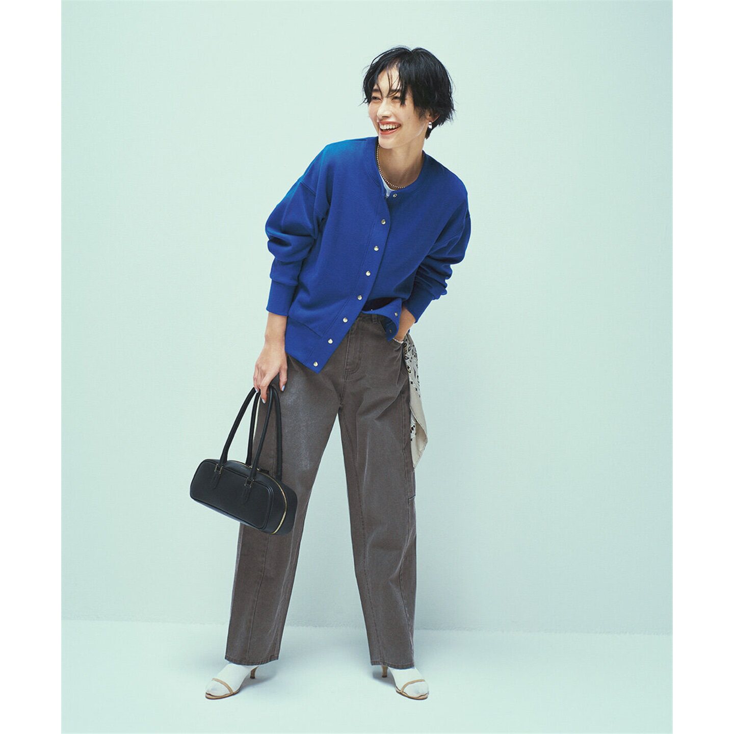 牛仔裤女新款四季百搭纯棉渐变宽松藏肉有大码外贸出口女裤