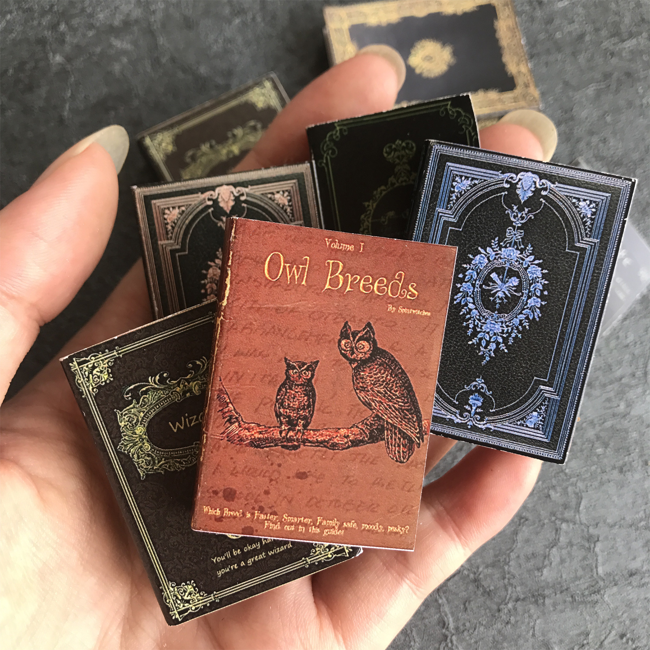 bjd木芯复古魔法书六分ob11兵人小布哈利盲盒不可翻页娃屋摆件