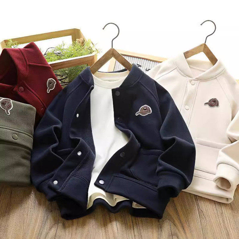 冬季新款男童加绒棒球服中大童日常运动休闲校服百搭外套,童装/婴儿装/亲子装,普通外套,淘宝优惠券,粉丝福利购,淘宝优惠卷