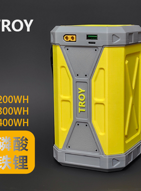 TROY磷酸铁锂电包 航模200/300/400Wh外场电包  13V19.5V