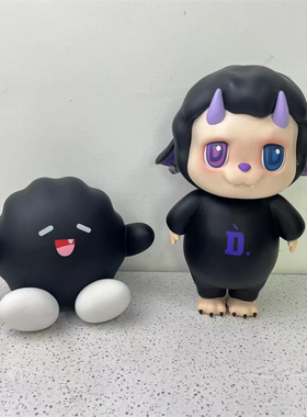 王鹤棣同款DDESIRABLE小煤球小D搪胶公仔手办摆件玩偶模型周边
