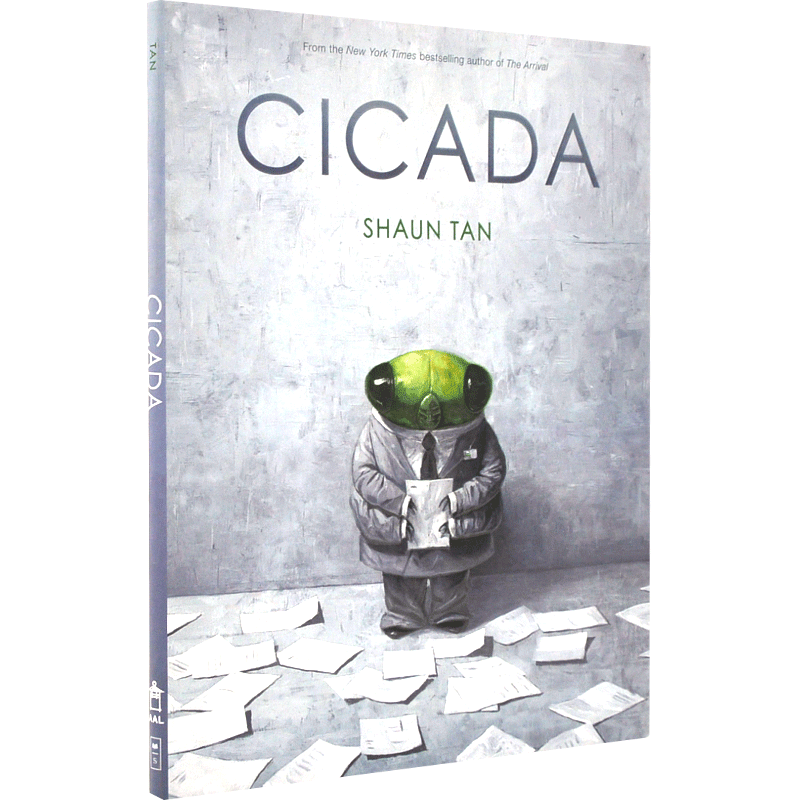 现货 蝉 英文原版 Cicada 澳洲华裔插画师陈志勇绘本 新作 Shaun Tan 精装