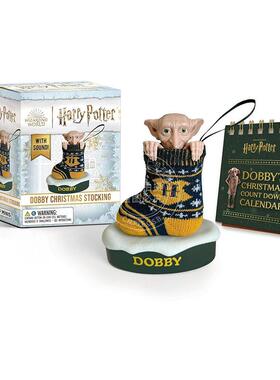 现货 哈利波特家养小精灵多比圣诞袜 周边小手办 英文原版 Harry Potter Dobby Christmas Stocking: With Sound!