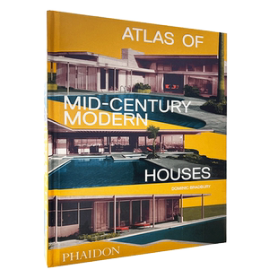 世纪中叶的现代住宅图集 英文原版 Atlas of Mid-Century Modern Houses Classic format 建筑设计画册 马塞尔布鲁尔勒柯布西耶