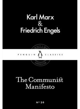 预售 共产党宣言 马克思主义基本原理概论 马克思 恩格斯 马列主义经典 Karl Marx 英文原版 The Communist Manifesto 企鹅小黑书