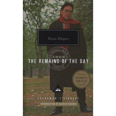 长日将尽 精装 石黑一雄Kazuo Ishiguro英文原版The Remains of the Day诺贝尔文学奖获奖者克拉拉与太阳作者英国文学畅销小说书