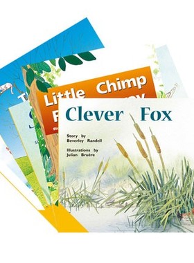 现货 进口原版英文PM彩虹阅读系列PM READERS-YELLOW,SET 6A FICTION READERS X 5黄色级别 Level6A全套5册6-8岁儿童英语分级阅读