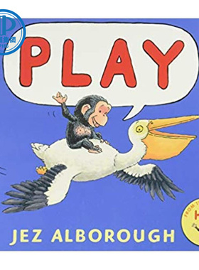 现货 英文原版 Play 妈妈的爱 格林纳威大奖作家 Jez Alborough 杰兹·阿波罗 经典暖心绘本 母亲节 亲子关系图画