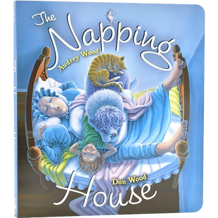 现货 The Napping House 打瞌睡的房子 吴敏兰推荐绘本123第31本 3-6岁低幼儿童启蒙英语绘本图画书