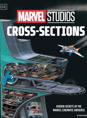 漫威影业剖面图集 电影周边书 艺术画集 英文原版 Marvel Studios Incredible Cross-Sections