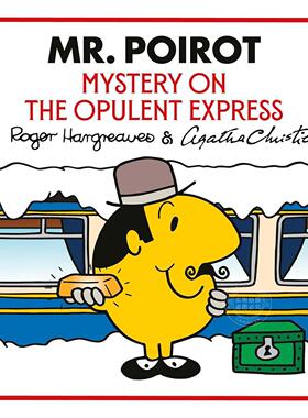 现货 波洛先生：豪华快车之谜 奇先生系列儿童绘本读物 英文原版 Mr. Poirot: Mystery on the Opulent Express 5-7岁