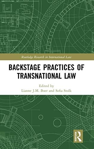 预售 按需印刷 Backstage Practices of Transnational Law