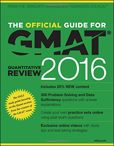 现货 英文原版The Official Guide for GMAT Quantitative Review2016
