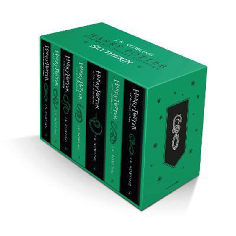 预售 哈利波特学院版 哈利波特1-7册套装 斯莱特林学院 平装版 Harry Potter Slytherin House Paperback 英文原版 JK 罗琳 JK Row
