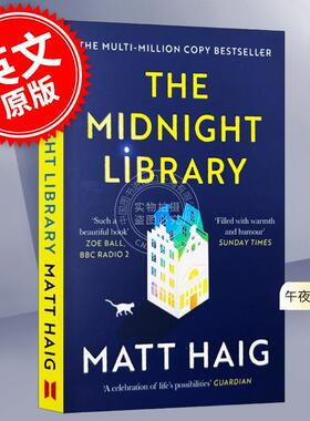 预售 午夜图书馆 英文原版 The Midnight Library: A Novel 马特黑格小说 Matt Haig