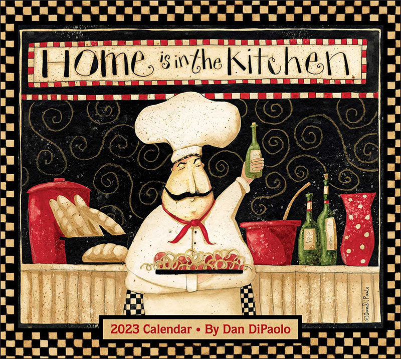 家在厨房 2023年豪华版挂历 英文原版 Home Is in the Kitchen 2023 Deluxe Wall Calendar