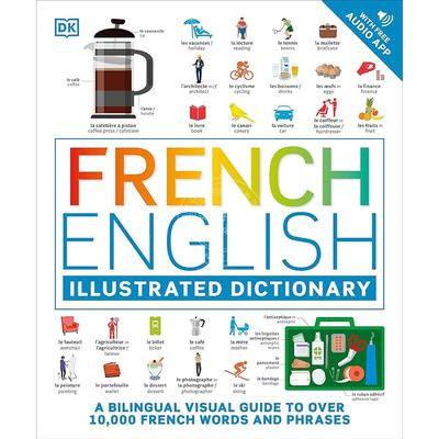预售 法英图解词典 DK出版社 英文原版 French English Illustrated Dictionary
