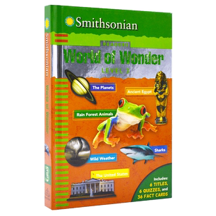现货 史密森尼读物:奇迹世界 英文原版 Smithsonian Readers:World of Wonder Level 3 阶梯阅读