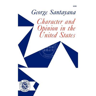 预售 按需印刷  Character and Opinion in the United States