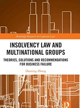 预售 按需印刷 Insolvency Law and Multinational Groups