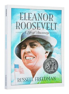 现货！英文原版  艾琳娜罗斯福 生命的发现  Eleanor Roosevelt A Life of Discovery 纽伯瑞银奖