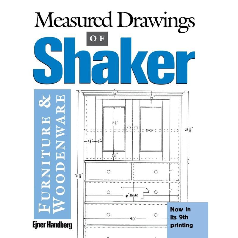 按需印刷  Measured Drawings of Shaker Furniture and Woodenware