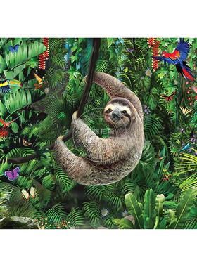 树懒 “闪电” 1000片拼图 文创周边 Peter Pauper Press 英文原版 Puzzle Sloth