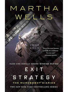 现货 撤离战略 玛莎威尔斯 杀手机器人日记系列4 英文原版 Exit Strategy: The Murderbot Diaries 科幻小说