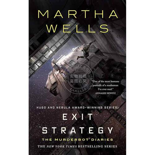 现货 撤离战略 玛莎威尔斯 杀手机器人日记系列4 英文原版 Exit Strategy: The Murderbot Diaries 科幻小说