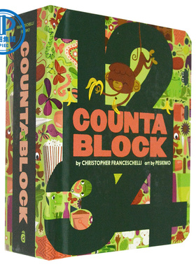现货 英文原版 数数板绘本 Block Countablock Board Book