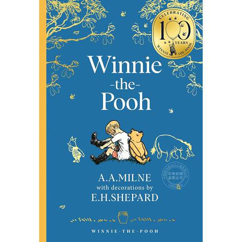 小熊维尼 100周年纪念版 精装 儿童读物绘本故事书 A.A.Milne 英文原版 Winnie-the-Pooh 3-8岁