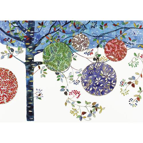 冬季庆典 明信片信封节日贺卡 文创周边 Peter Pauper Press 英文原版  A Winter Celebration Deluxe Boxed Holiday Cards
