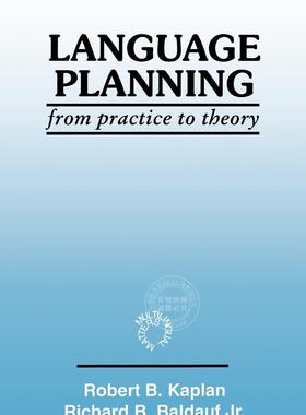 【预售 按需印刷】 Language Planning