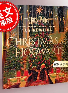 现货 英文原版 Christmas at Hogwarts 霍格沃茨的圣诞节 Harry Potter 哈利波特与魔法石 插画艺术画册 J.K. Rowling
