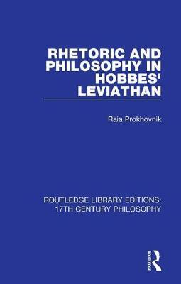 预售 按需印刷 Rhetoric and Philosophy in Hobbes  Leviathan