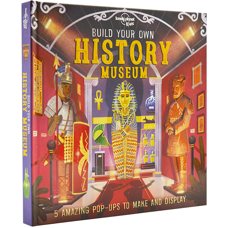 现货 建立你自己的历史博物馆英文原版 Build Your Own History Museum孤独星球lonely planet儿童绘本立体书科普益智启蒙